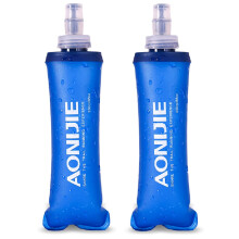Bouteille d'eau pliable Azarxis en TPU souple, réservoir d'eau pliable en gel pour la course à pied,
