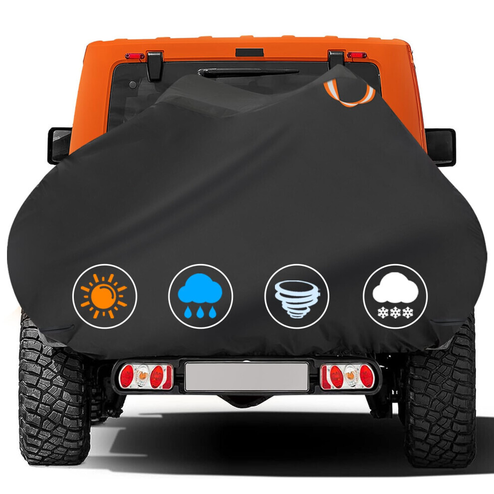 Housse de transport Zettum pour 1 vélo - Housse de rangement extérieure pour porte-vélos arrière, imperméable