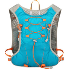 (B, Bleu) Sac d'hydratation pour course à pied, poche à eau pour jogging - Sac à dos multifonction réfléchissant
