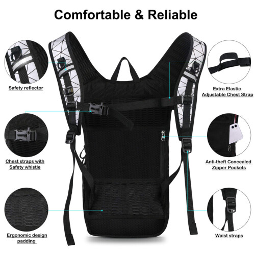 Sac à dos d'hydratation Mothybot, capacité de 20 L, inclus 1