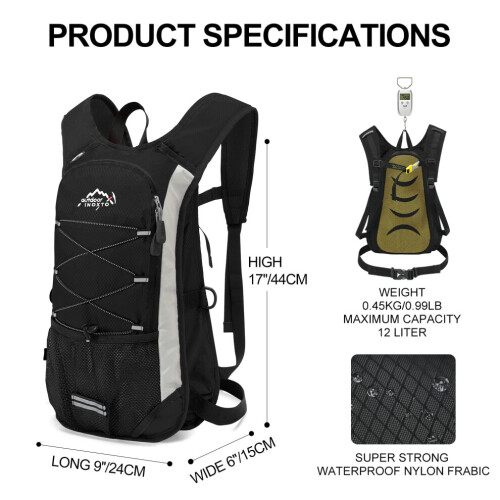 IX INOXTO Hydration Pack Rucksack Leichter Wasserrucksack mit Fre 1