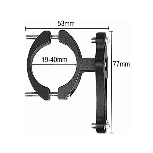 Support de guidon pour porte-bidon de vélo, noir 2