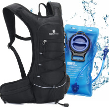 BBAIYULE Sac à dos d'hydratation 2 L, pour course à pied, vélo, VTT, randonnée, petit format, homme
