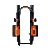 Autocollants de fourche avant de vélo de route VTT (orange) pour Ohlins Rxf36 M.2 M2, autocollants en