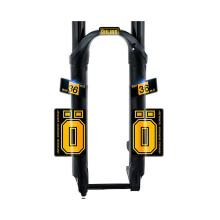 Autocollants de fourche avant de vélo de route VTT (jaunes) pour Ohlins Rxf36 M.2 M2, autocollants en
