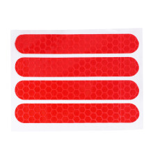Vordere Hinterradabdeckung Schutzhülle Reflektierende Aufkleber für Max G30 Scooter Zubehör 4PCS, Rot