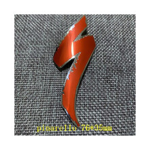 Autocollants de tête en alliage (modèle 8 rouge SPE) pour cadre de vélo de route BMX, fourche avant