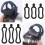 Lot de 12 sangles de fixation en silicone pour vélo, éclairage, lampe torche, phare 2