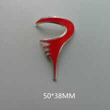 (Pinarello Raibow) Aloy Head Badge Decals -tarra Bmx-pyörään maantiepyörän runkovarsi etuhaarukka kiinteä
