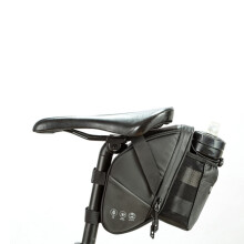 Chronus CHRONUS Wasserdichter Fahrrad-Flaschenhalter und Werkzeug-Organizer, Schwarz