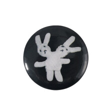 (XZ6385) Badge de vélo en alliage élégant en forme de grenouille géométrique pour tenues unisexes tendance