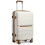 (cream) 24+28 inches British Traveller Hard Shell Suitcase 14
