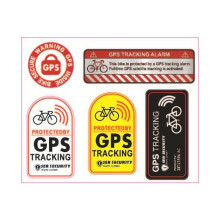 (1pc) Hot 2x AUTOCOLLANT ANTIVOL - Vélo, Suivi GPS de vélo, Avertissement de chaîne de verrouillage