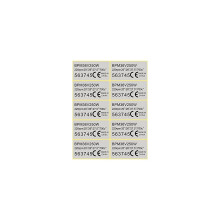 Lot de 10 autocollants pour moteur à entraînement intermédiaire 36 V 250 W, étanches, 4,5 x 2,3 cm,