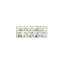 Lot de 10 autocollants pour moteur à entraînement intermédiaire, étiquette étanche en PET, 48 V, 250