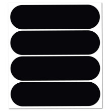 Éco STANDARD, Kit de 4 stickers rétro réfléchissants, Sécurité haute visibilité nocturne, Adhésif pour