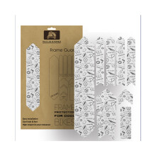 (Autocollant de vélo de montagne multi-images 3D à motifs de cadre) Ruban de protection de cadre de