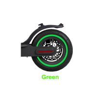 (vert) Autocollant réfléchissant de protection pour moyeu de roue de scooter