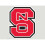 North Carolina State Wolfpack Decal 8x8 Perfect Cut Color 2