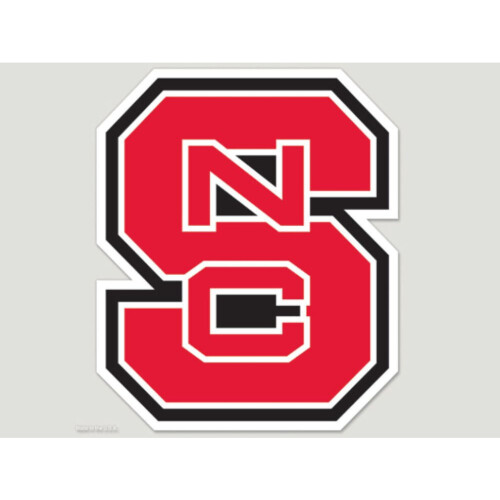 North Carolina State Wolfpack Decal 8x8 Perfect Cut Color 1