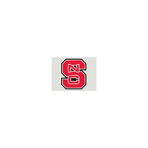 North Carolina State Wolfpack Decal 8x8 Perfect Cut Color 2