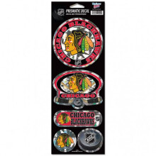 Autocollants prismatiques des Blackhawks de Chicago