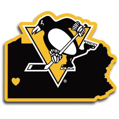 Pittsburgh Penguins Decal Home State Pride -tyyli