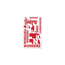 Tatouages WinCraft NCAA de l'Université du Nebraska, noirs