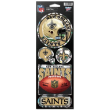 Autocollants prismatiques des Saints de la Nouvelle-Orléans