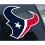 Houston Texans Aufkleber 8x8 gestanzte Farbe 2