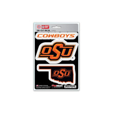 Autocollants de l'État de l'Oklahoma - Lot de 3