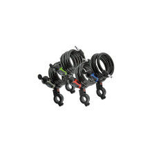 Kryptonite Evolution -lukko Flex Frame U-kiinnikeellä - oranssi, vakiosakkeli ja Evolution Mini-7 -lukko