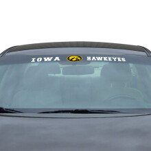 FANMATS 61506 Iowa Hawkeyes Sonnenstreifen-Windschutzscheibenaufkleber, 3,25 x 34 Zoll.