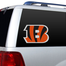 Film pour fenêtre Cincinnati Bengals 12 pouces découpé CO