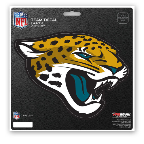 Jacksonville Jaguars Aufkleber 8x8 Stanzform