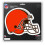 Cleveland Browns Aufkleber 8x8 Stanzform 1