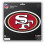 San Francisco 49ers Decal 8x8 Die Cut 1