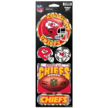 NFL Kansas City Chiefsin prismaattiset tarrat, joukkueen väri, yksi koko
