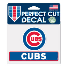 Chicago Cubs Decal 4,5x5,75 Perfect Cut Color - erikoistilaus