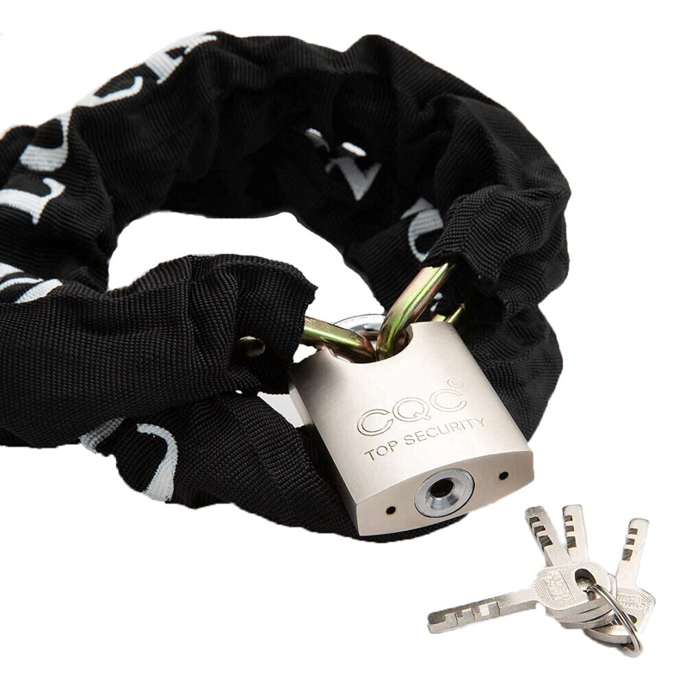 Cadenas robuste pour moto, vélo, porte, portail, clôture, sécurité