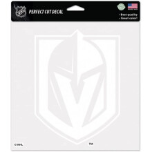 Vegas Golden Knights Decal 4x4 Perfect Cut White