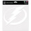 Tampa Bay Lightning Decal 8x8 Perfect Cut White 1