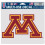 Autocollant Minnesota Golden Gophers 5x6 multi-usage couleur 1