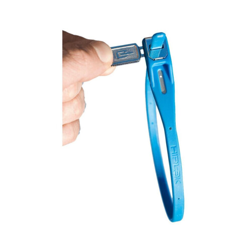 (40 cm, cyan) Cravate blindée réutilisable Hiplok Z-Lok - Simple