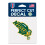 North Dakota State Bison Decal 4x4 Perfect Cut Color 1