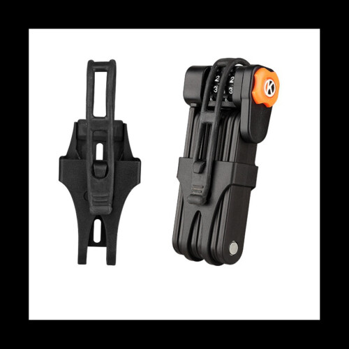 Antivol de vélo pliable à combinaison à 4 chiffres 1