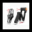 Antivol de vélo pliable à combinaison à 4 chiffres 4