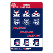 Arizona Wildcats Decal Set Mini 12 Pack erikoistilaus