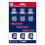 Lot de 12 mini autocollants Arizona Wildcats, commande spéciale 1