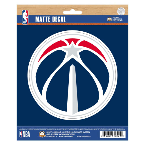 Washington Wizards Matte Decal -tarra